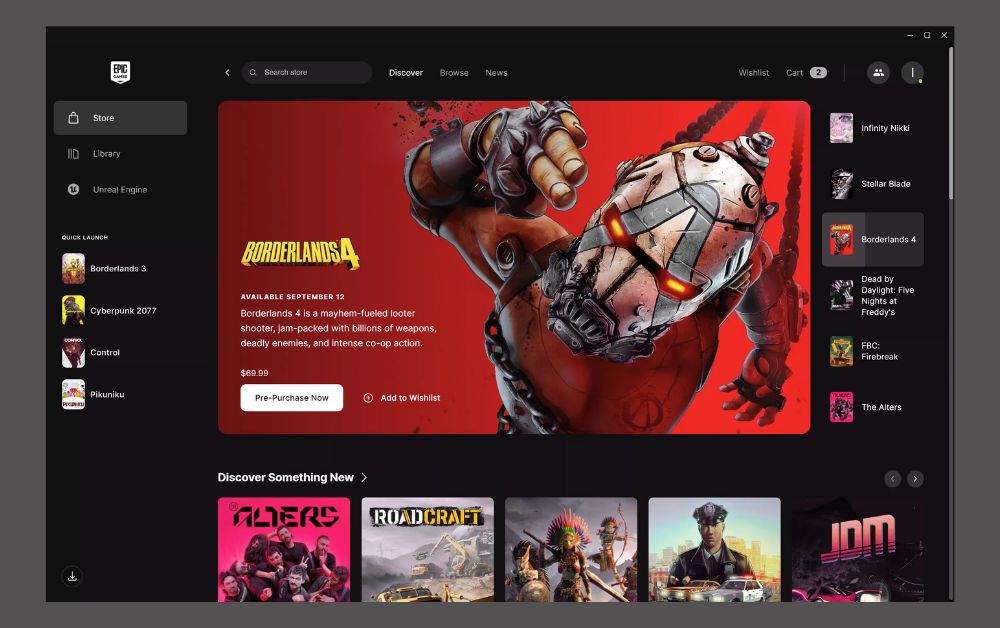 Epic Games Leaked List