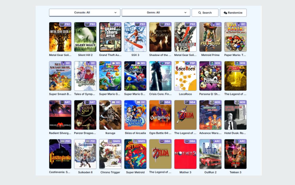 RetroSnap Play Game List (Complete Breakdown)